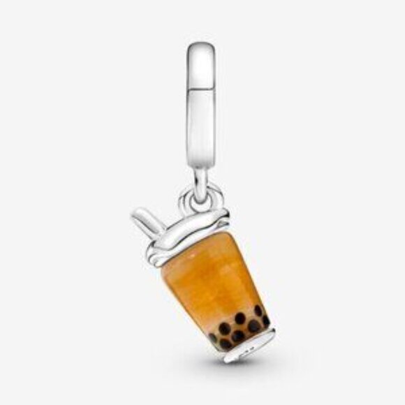 Pandora Murano Glass Bubble Tea Dangle Charm - Picture 2 of 4